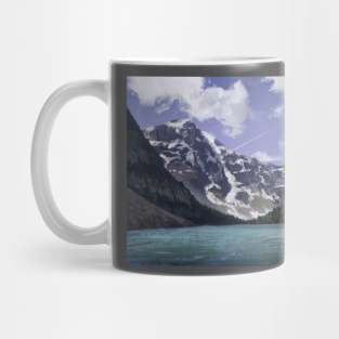 North mountain in the lake Mug